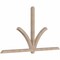 Ekena Millwork Redmond Smooth Timber Gable Bracket, Douglas Fir, 108"W x 58"H x 3 1/2"D x 3 1/2"F, 13/12 Pitch GBW108X58X0404RED00SDF - alternate 3